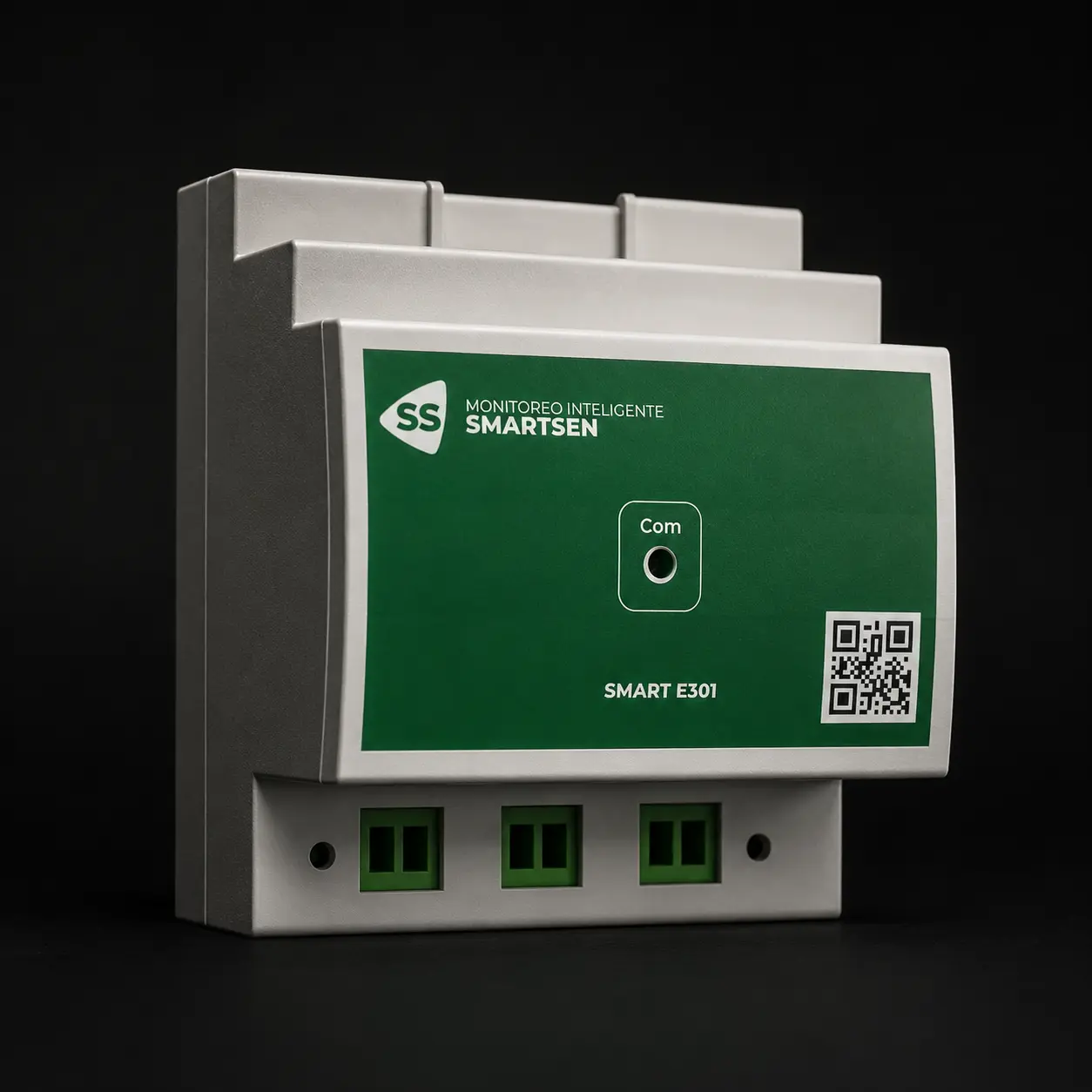 Smartsen E301 — medidor trifásico de energía eléctrica con conectividad Wi-Fi para monitoreo industrial y comercial